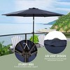 WestinTrends 9 Ft Outdoor Patio Market Table Umbrella with Tilt and Crank - 4 of 4