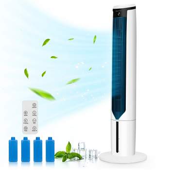 Costway 3-In-1 Evaporative Air Cooler 41'' Portable Tower Fan Humidifier