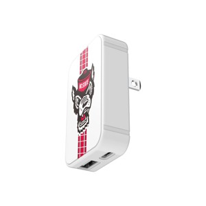 NCAA NC State Wolfpack Slim Wall Charger - 1 of 3