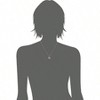 Womens Over Sterling Silver Diamond Knot Pendant Necklace Fashionable and Exquisite, Suitable for Daily Wear - 2 of 3