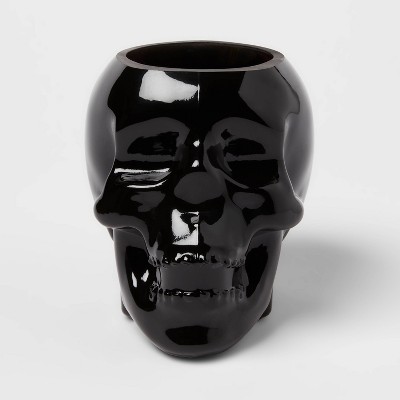 2 Wick 18oz Skull Shaped Filled Red Wax Candle Bourbon Casket - Threshold™