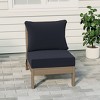 WestinTrends  Avalon Outdoor HDPE Deep Seating Modular Armless Patio Chair with Patio Cushions - 2 of 4