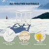 WestinTrends Azura Outdoor 18" HDPE Square Adirondack Patio Side Table - 3 of 4