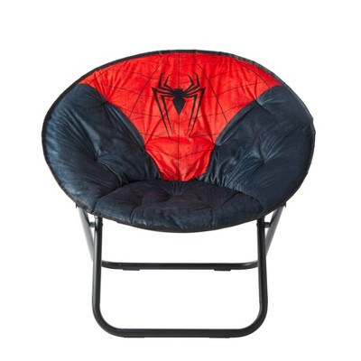 Marvel Spider man Oversized Folding Saucer Kids Chair Gray Target