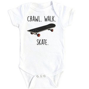 Skateboarding Crawl - Baby Boy Girl Clothes Infant Onesie® Funny Cute Newborn GS1 - 1 of 1