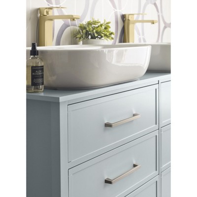 Polished Nickel 8.94" Modern Cabinet Drawer Pull