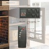 TV Media Stand with Electric Fireplace KD Inserts Heater - 3 of 4