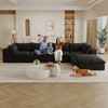 Whisen Cloud Sofa, Corduroy Fabric, Deep Seat Couche - 2 of 4