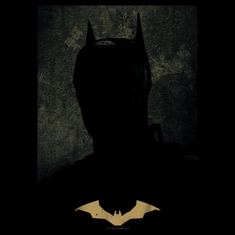 Boy's The Batman Silhouette Portrait T-Shirt, 2 of 6