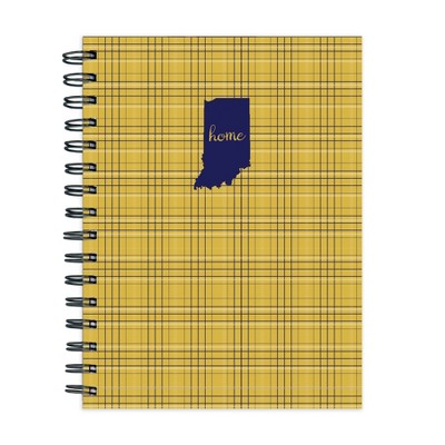 Journal 9" x 7.25" Indiana Home - Gold