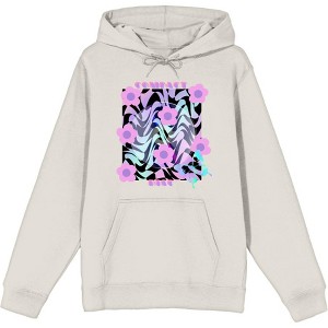 Chrome Baddie Y2K Flowers & Butterfly Adult Long Sleeve Hoodie - 1 of 2