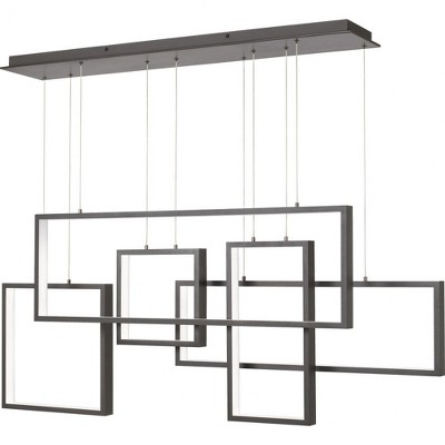 Quoizel Lighting Canvas 1 - Light Island Pendant Light in  Western Bronze