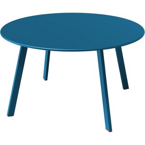 Decksplore Small Round Side Table Outdoor Side Table Patio End Table - 1 of 4