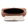 Olivia Miller -Women's-Colorblock Top Handle/Crossbody Bag  - BROWN - 4 of 4