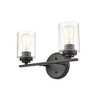 Millennium Lighting 2 - Light Vanity in  Matte Black - 3 of 4