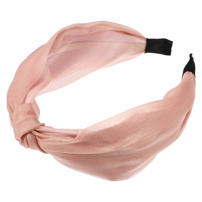 Unique Bargains Women's Fashion Non-Slip Knotted Silky Headband 1 Pc