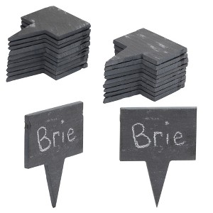 Juvale 20 Pack Chalk Board Food Labels for Party Buffet, Cheese Markers for Charcuterie Cheese Board, 2 x 2.75 in - 1 of 4