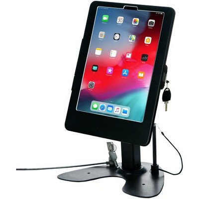 CTA Digital Dual Security Kiosk Stand for 11-inch iPad Pro - Up to 11" Screen Support - 15.5" Height x 10.3" Width x 8" Depth - Desktop, Countertop
