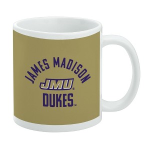 James Madison University Dukes Ceramic Coffee Mug Novelty Gift Mugs for Coffee Tea and Hot Drinks 11oz White - 1 of 4