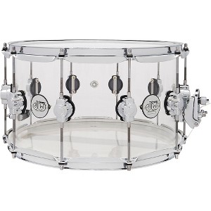 DW Design Series Acrylic Snare Drum With Chrome Hardware - 1 of 4