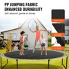 VEVOR Replacement Trampoline Mat, Universal Jumping Mat for 14ft Round Trampoline, Reinforce UV-Resistant Mat with Spring Tool & Durable V-Rings - 4 of 4