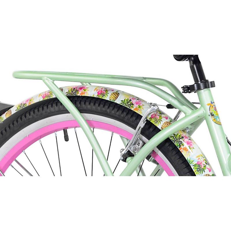Kent Margaritaville 26&#34; Cruiser Bike   - Light Mint Green/Pink, 5 of 13