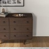 NicBex Mid Century 6-Drawer Bedroom Dressers for Closet,Chest of Drawers for Bedroom,Entryway,Wooden Dresser Chest - 2 of 4
