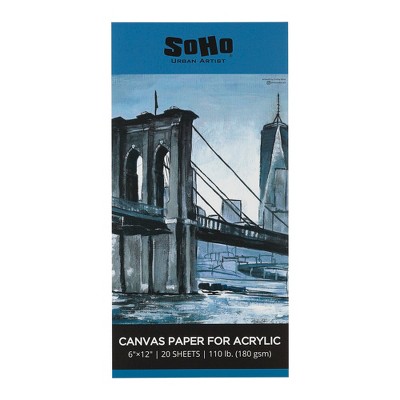 SoHo Urban Artist 180 GSM Acrylic Canvas Paper Pads