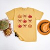 Simply Sage Market Women's Coquette Fall Leaf Chart Short Sleeve Garment Dyed Tee - 3 of 4