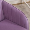 Okak Ergonomic Office Chair with Adjustable Height, Mid Back Desk Chair, Upholstered Swivel Chair for Office, Study - 3 of 4