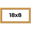 PosterPalooza | 18x8 Wood Antique Frame with UV Acrylic, 4 Finishes: Bronze, Gold, Silver, and Black - 2 of 4