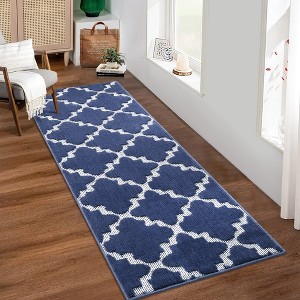 Modern Moroccan Trellis Area Rug Geometric Rug Tufted Bedroom Living Room Carpet - 1 of 4