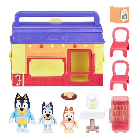 Bluey Takeaway Exclusive Playset [Transforming With Bluey, Bingo Dad ...