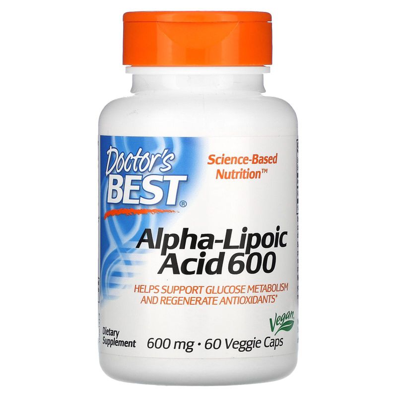 Doctor's Best Alpha-Lipoic Acid Veggie Caps, Dietary Supplements, 1 of 4