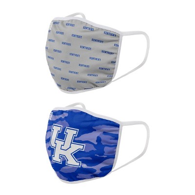 NCAA Kentucky Wildcats Adult Face Covering 2pk