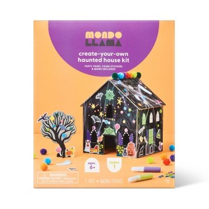 Halloween Craft Tabletop Haunted House Kit - Mondo Llama™ - 1 of 4