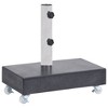 VidaXL Umbrella Base Black 17.7 in.x9.8 in.x3.1 in. Granite - 4 of 4