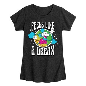 Girls' - Disney - Mickey & Friends Fitted Short Sleeve Graphic T-Shirt - 1 of 4