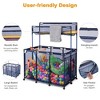 Yescom Mesh Pool Storage Bin Cart Rolling Toys Bin Storage 214 Gallon Organizer Extra Large 6 Wheels with Black Cover Replacement - 3 of 4