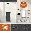 VAXCEL Wicker Park 3 Light Black Industrial Candle Cylinder Pendant - 4 of 4