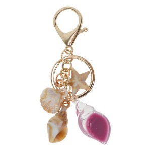 Unique Bargains Glow-In-The-Dark Conch Handbag Charm  1 Pcs - 1 of 4