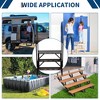 RV Steps with 1 Handrails, Heavy Duty Hot Tub Steps, Portable Mobile Home Stairs Steps, Ladder Stairs for Travel Trailer, Camper, Pool, 2 Step - 4 of 4