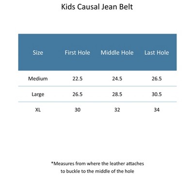 CTM Kids 1 1/8 Inch Causal Jean Belt - image 3