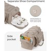 Generic 4-IN-1 Gym Bag for Women, TSA Lightweight Duffle Bag for Travel with Shoe Compartment - 4 of 4