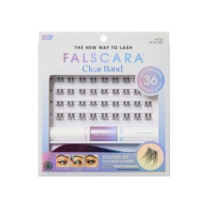 KISS Products Falscara Clear Band Lash Extension Kit - 36ct - 1 of 4