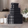 Cotton Medium Weight 9 Piece Bathroom Towel Set by Blue Nile Mills - 2 of 4
