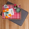 Avenie Pink Plaid Rectangular Tray -Deny Designs - 2 of 2