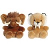 Aurora® Palm Pals™ Pre-Historic Duo 5" Inch Plush Set, Mo Woolly Mammoth & Ash Saber Tooth Tiger - 2 of 4