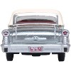 1957 Oldsmobile 88 Convertible Juneau Gray with White Top and Red Interior 1/87 (HO) Scale Diecast Model Car by Oxford Diecast - 4 of 4