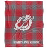 Minnesota State University Moorhead Campus Plaid Spirit Silky Touch Super Soft Throw Blanket 50x60 - 2 of 4